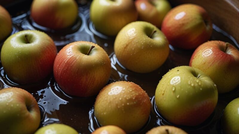 Как мочить яблоки на зиму в домашних условиях
